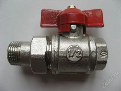 Лот: 547632. Фото: 1. Кран шаровый американка 1/2" FIV... Смесители