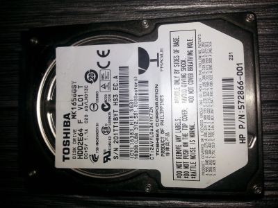 Лот: 12334630. Фото: 1. Жесткий диск от ноутбука 2.5. Жёсткие диски (HDD)