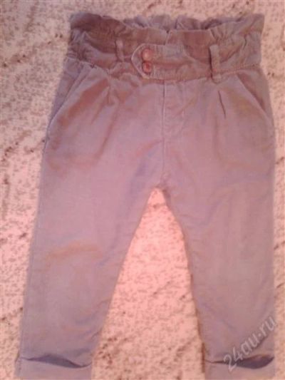 Лот: 2793464. Фото: 1. Брюки вельвет р. 86-92 Zara Baby. Брюки, шорты, джинсы
