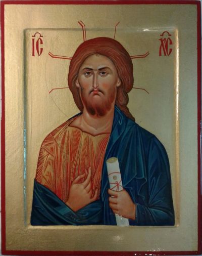 Лот: 13386260. Фото: 1. Икона Христос Пантократор. Монастырь... Картины, рисунки