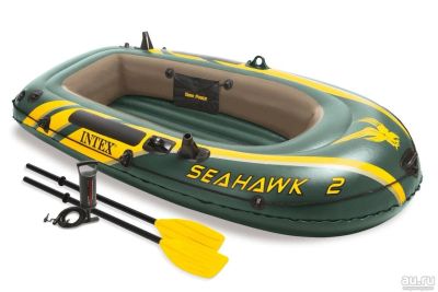 Лот: 17756814. Фото: 1. Лодка надувная INTEX SEAHAWK 2... Красноярск