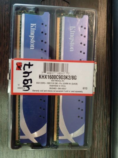 Лот: 24907006. Фото: 1. Память DDR3 8GB (2x4GB) Kingston... Оперативная память