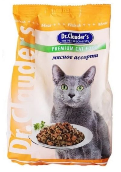 Лот: 6491508. Фото: 1. Сухой корм Dr.Clauder's для кошек... Корма