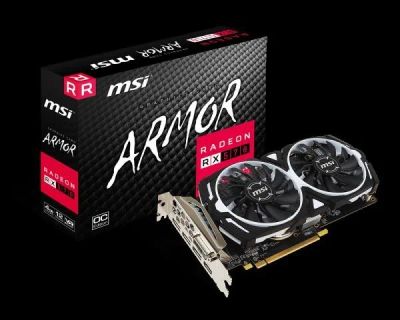 Лот: 10268842. Фото: 1. Radeon RX 570 MSI ARMOR 4G OC... Видеокарты