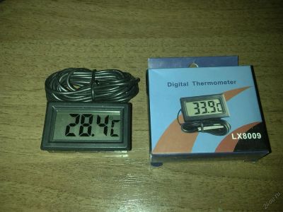 Лот: 7943505. Фото: 1. Термометр с выносным датчиком... Контрольно-измерительное оборудование