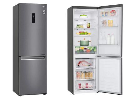 Лот: 19062798. Фото: 1. Холодильник LG DoorCooling+ GA-B459SLKL. Холодильники, морозильные камеры