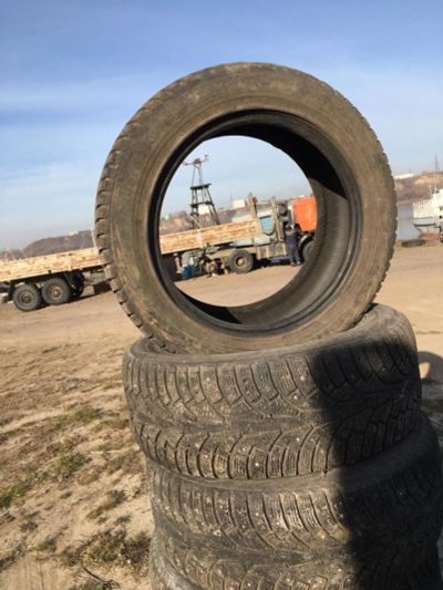 Лот: 14848895. Фото: 1. Шины Нокиан 235*55*17 nokian зимние... Шины