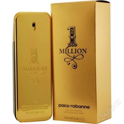 Лот: 2315315. Фото: 1. Paco Rabanne - 1 Million 100ml. Мужская парфюмерия