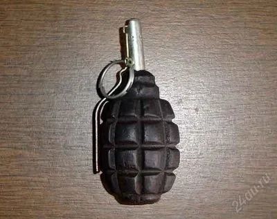 Лот: 2482176. Фото: 1. Граната Ф-1 времен ВОВ (лимонка... Оружие