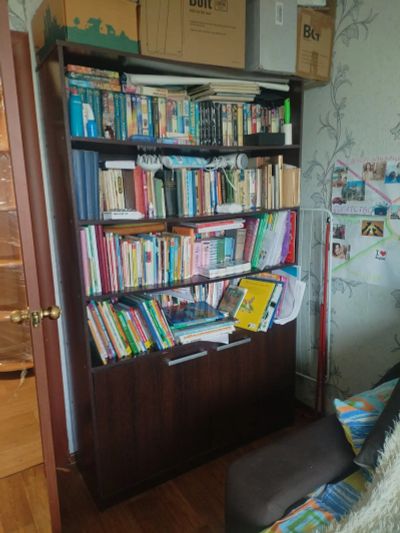 Лот: 25358382. Фото: 1. Шкаф книжный бу. Сейфы, металлические шкафы