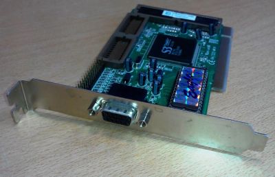 Лот: 5029840. Фото: 1. Видеокарта S3 Trio64 PCI. Видеокарты