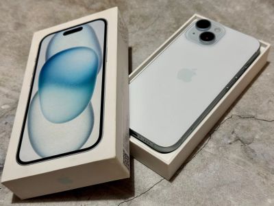 Лот: 24699695. Фото: 1. iPhone 15 128GB Blue. Смартфоны