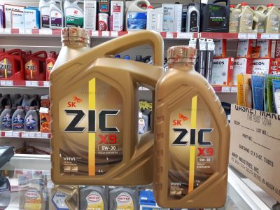 Лот: 10885884. Фото: 1. ZIC X9 5W30 синтетика 4L. зик... Масла, жидкости