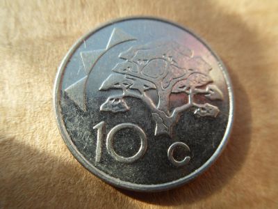 Лот: 11222226. Фото: 1. Намибия 10 центов 2009. Африка