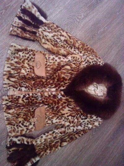 Лот: 3613072. Фото: 1. продам шубу б/у мутон с песцом. Верхняя одежда