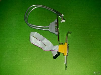Лот: 9793284. Фото: 1. Две планочки: IEEE 1394 + Joystick... Платы расширения, контроллеры, доп. порты