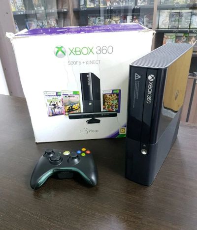 Лот: 15959049. Фото: 1. Xbox 360 e 500 GB xbox360 иксбокс. Игровые приставки, консоли