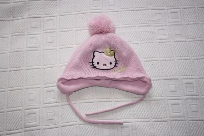Лот: 3849983. Фото: 1. Шапочка Hello Kitty H&M р-р 12-18м. Головные уборы