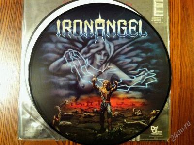 Лот: 2001016. Фото: 1. Iron Angel "Winds of War" Picture... Аудиозаписи