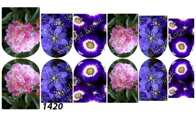 Лот: 6892894. Фото: 1. Стикеры водные (слайдер-дизайн... Украшения, дизайн ногтей