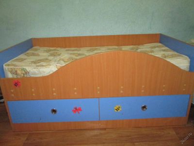 Лот: 4836690. Фото: 1. Детская кровать - волна от 1,5... Детские кровати и кроватки
