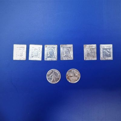 Лот: 24695825. Фото: 1. Водочные жетоны, серебро - одним... Другое (значки, медали, жетоны)