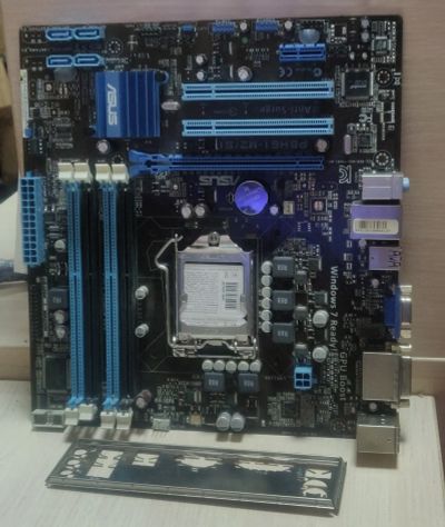 Лот: 19516892. Фото: 1. Мат. плата ASUS P8H61-M2/SI, LGA1155... Материнские платы