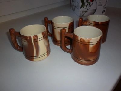 Лот: 2449212. Фото: 1. кружки-бочонки 4шт. новые. Кружки, стаканы, бокалы
