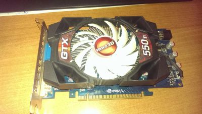 Лот: 9915235. Фото: 1. Nvidia 550TI. Видеокарты