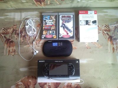 Лот: 87970. Фото: 1. PSP Slim Piano Black ++++. Игровые приставки, консоли
