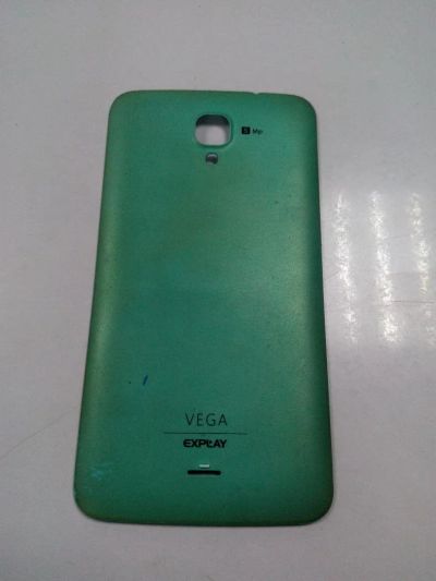 Лот: 10864841. Фото: 1. Задняя крышка синяя Explay Vega. Корпуса, элементы оформления