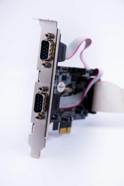Лот: 11235882. Фото: 1. PCI-E контроллер ST-LAB (2 COM-порта... Платы расширения, контроллеры, доп. порты