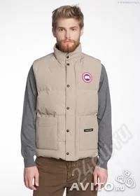 Лот: 3491391. Фото: 1. Жилет Canada goose беж.Последняя... Верхняя одежда