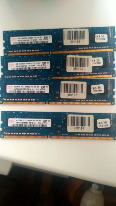 Лот: 15285570. Фото: 1. Hynix 16Gb (4 по 4Gb) 1600Mhz. Оперативная память