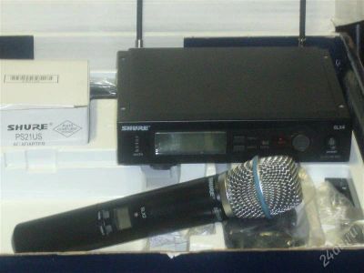 Лот: 741050. Фото: 1. Shure SLX24/Beta87. Профессиональная... Студийные микрофоны, радиомикрофоны и радиосистемы