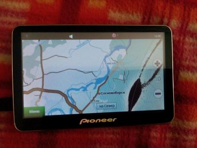 Лот: 4507866. Фото: 1. Навигатор Pioneer 4гб памяти убит... GPS-навигаторы