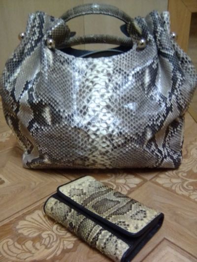 Лот: 17031810. Фото: 1. Купить сумку из змеиной кожи. Сумки