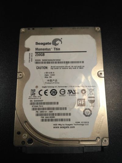 Лот: 14129331. Фото: 1. HDD 250Gb Sata Seagate (Жесткий... Жёсткие диски (HDD)
