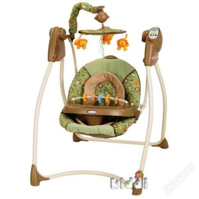 Лот: 2942237. Фото: 1. электрокачеля Graco. Ходунки, прыгунки, качели