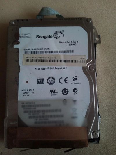 Лот: 11401774. Фото: 1. Seagate 250GB. Жёсткие диски (HDD)