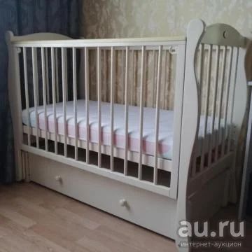 Лот: 16699841. Фото: 1. Детская кроватка Можга (Красная... Детские кровати и кроватки