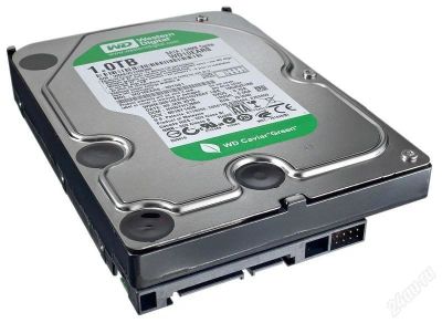 Лот: 2474074. Фото: 1. WD 1000gb Green 64mb. Жёсткие диски (HDD)