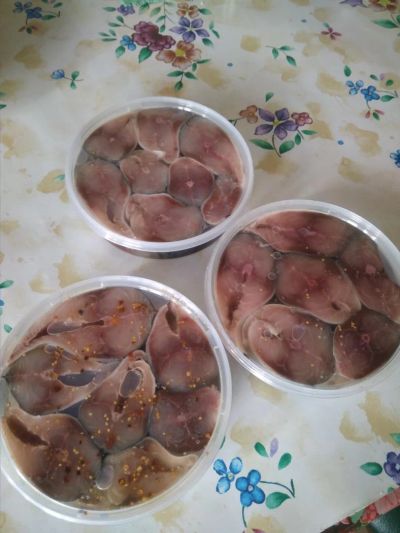 Лот: 11238406. Фото: 1. скумбрия малосоленая. Икра, рыба, морепродукты