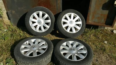 Лот: 6177663. Фото: 1. Диски + резина Hankook Winter... Шины на дисках