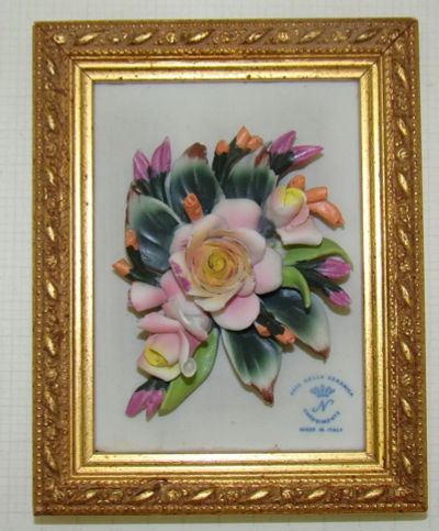 Лот: 19010611. Фото: 1. Capodimonte украшение барельефное... Другое (антиквариат)