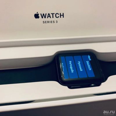 Лот: 13010526. Фото: 1. Apple Watch 42mm (Series 3) Space... Смарт-часы, фитнес-браслеты, аксессуары