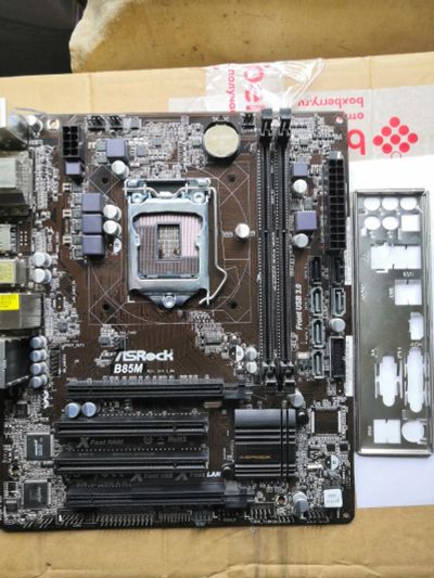 Лот: 25384646. Фото: 1. ASRock B85M LGA1150. Материнские платы