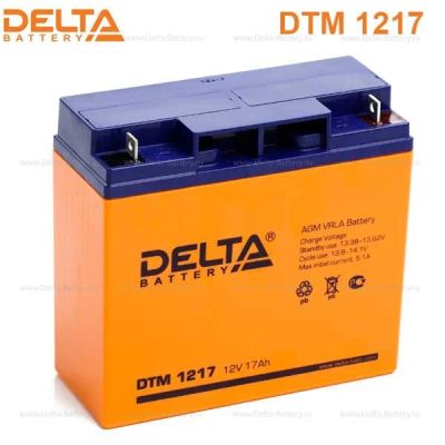 Лот: 9342993. Фото: 1. аккумулятор Delta DTM 1217 12V... Аккумуляторы