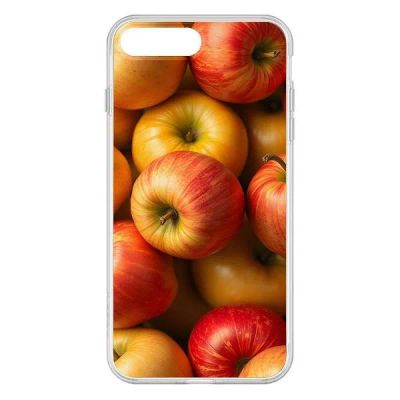 Лот: 25540447. Фото: 1. Чехол Krutoff Clear Case "Яблоки... Чехлы, бамперы