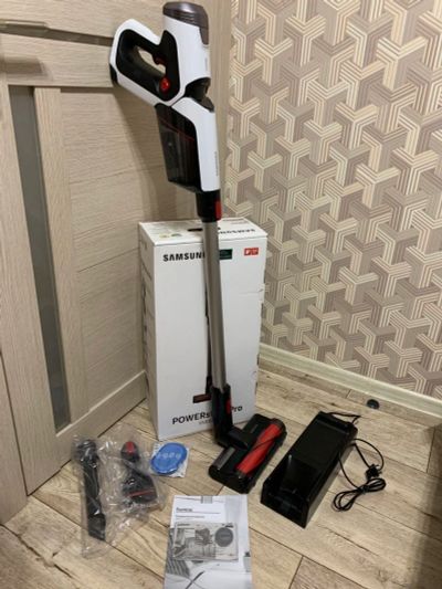 Лот: 18085568. Фото: 1. Вертикальный Пылесос Samsung SS80N8014KW. Пылесосы, паровые швабры